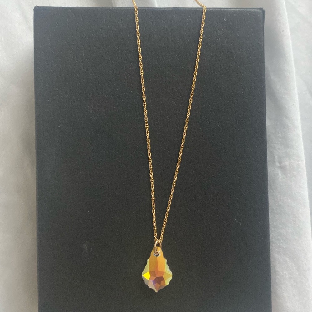 Gold plated necklace